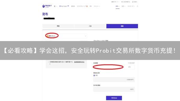 【必看攻略】学会这招，安全玩转Probit交易所数字货币充提！